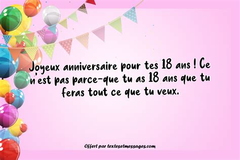 fete 18 ani|22 textes et messages danniversaire